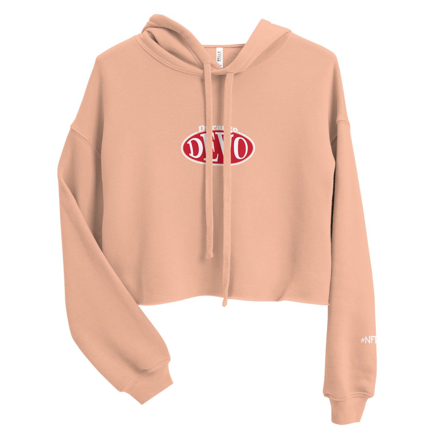 Devo Logo Crop Hoodie