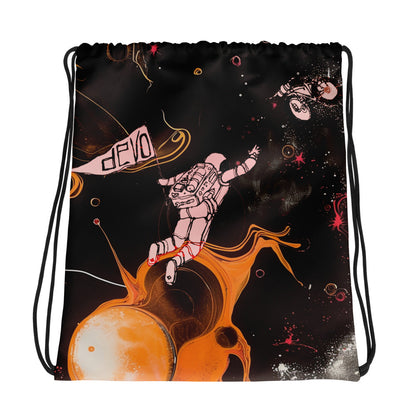 Jon Bailey Devo Spaceman Illustration Drawstring bag