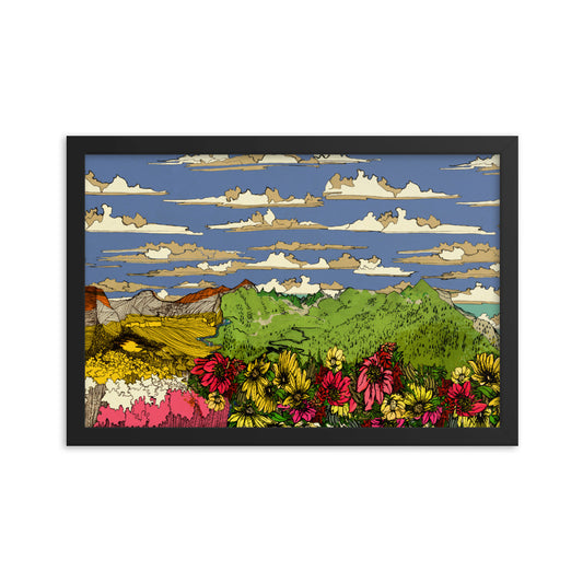 Canyon Framed poster