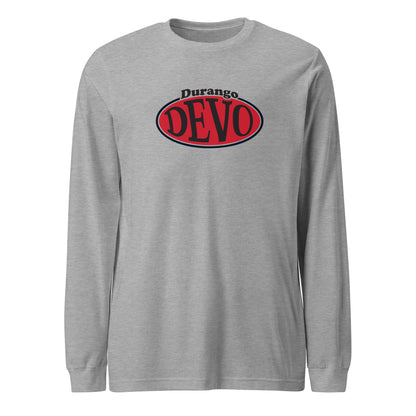 Devo Logo Unisex Long-Sleeve Cotton Tee