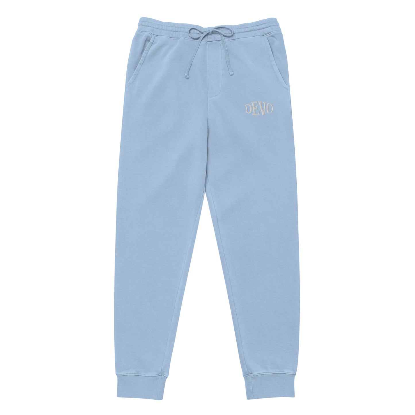 Devo Embroidered Unisex Premium pigment-dyed sweatpants