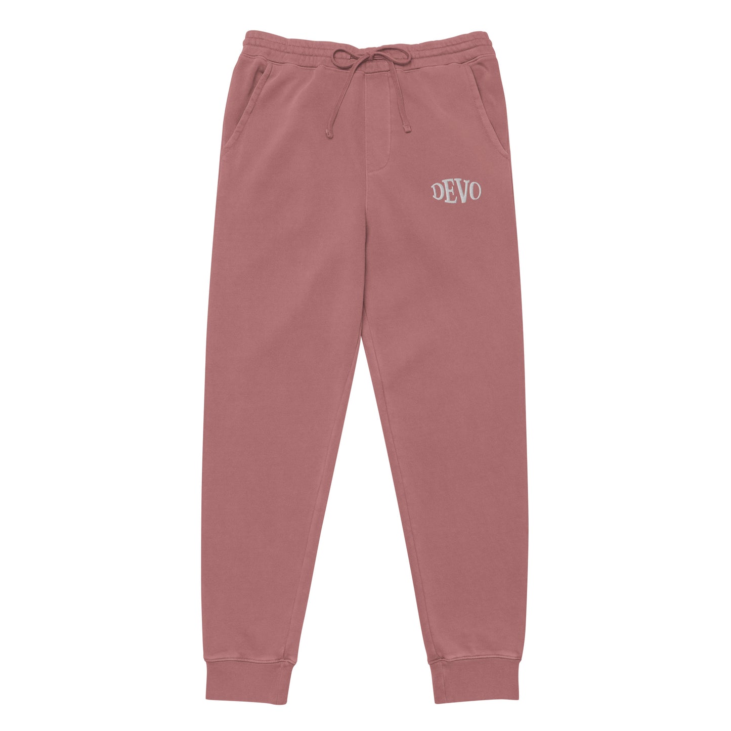 Devo Embroidered Unisex Premium pigment-dyed sweatpants