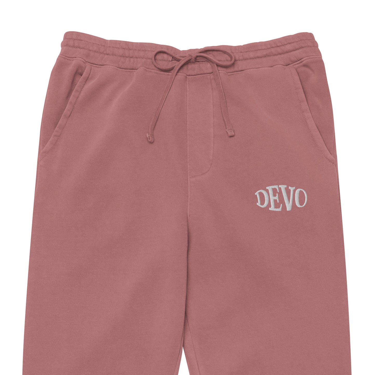 Devo Embroidered Unisex Premium pigment-dyed sweatpants