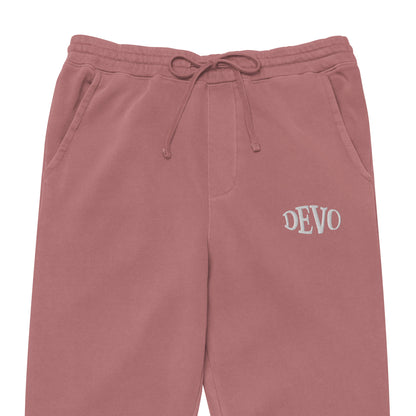 Devo Embroidered Unisex Premium pigment-dyed sweatpants