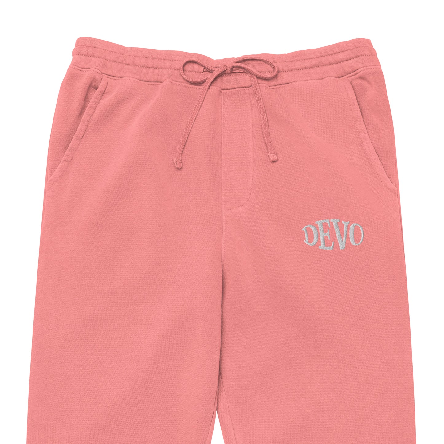 Devo Embroidered Unisex Premium pigment-dyed sweatpants